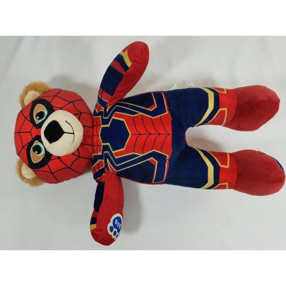 Marvel Avengers Infinity War Iron Spider Man Bear Plush 17" By Build-A-Bear Work - Picture 7 of 8